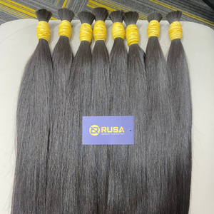 Extensiones de Cabello Humano Virgen Vietnamita al por Mayor, Ondulado Negro Natural, Cutícula Alineada, Doble Trama a Máquina, Listo para Permanente, con Cinta Adhesiva - Product Image 4