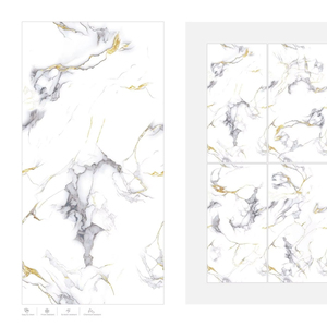 กระเบื้องพอร์ซเลนหรูหราขนาด 60x120 ซม. 600x1200 มม. 24x48 นิ้ว ผิวมันเงา ขนาดใหญ่พิเศษ สำหรับตกแต่งภายในระดับพรีเมียม - Product Image 1