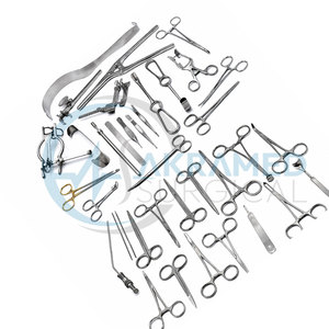 Juego de Instrumentos de Cirugía Pediátrica Básico de 38 Piezas, Kit Quirúrgico de Acero Inoxidable, Certificado CE, Herramientas Médicas Reutilizables, Manual Clase I - Product Image 6