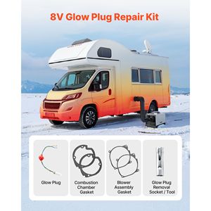 8V Glow <b>Plug</b> Repair Kit Hand Tool Compatible 5KW 8KW Parking <b>Heater</b> Maintenance Kit Atomization Mesh Glow <b>Plug</b> <b>Heater</b> Repair - Product Image 2