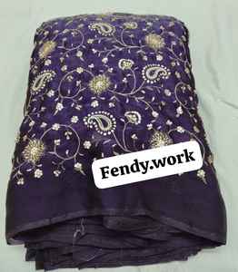 Tela para bordado espacial, puntadas en solitario, buscando belleza en los espacios transpirables, bordado espacial premium. - Product Image 1