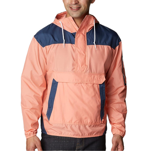 Veste Safari Homme Couleur Unie Fermeture Éclair Tissu Toile Imperméable Décontractée Grande Taille Hiver Prix de Gros OEM Personnalisé - Product Image 2