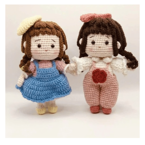 Porte-clés animaux en crochet faits main, mini jouets en peluche doux en laine tricotée pour cadeaux de Noël et d'anniversaire - Product Image 2