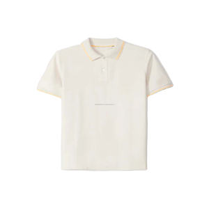 เสื้อโปโลแขนสั้นสำหรับผู้ชายเสื้อโปโลลายทางดีไซน์ตามสั่ง - Product Image 1