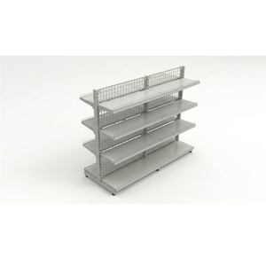 Estante rectangular independiente desmontable con recubrimiento en polvo, 100 kg/nivel, moderno, con respaldo de malla de doble cara, de acero laminado en frío, Vietnam - Product Image 4