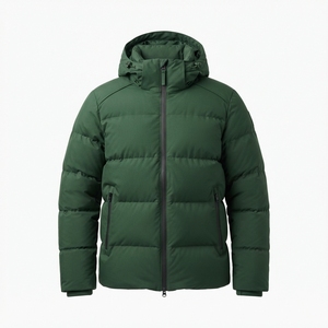 Chaqueta de Plumón Personalizada OEM para Hombre con Capucha, Abrigo de Invierno Grueso, Venta al Por Mayor - Product Image 3