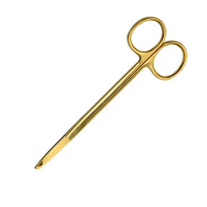 Ciseaux à suture de classe I certifiés CE, couleur or titane, finition miroir, ciseaux à défaçonner les sutures, ciseaux chirurgicaux - Product Image 5