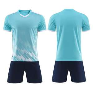 Ensemble de maillots de football unisexe nouvelle saison, manches courtes, respirant, automne et été, technique de découpe automatisée, service OEM personnalisé - Product Image 1