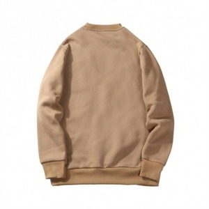 Sweat-shirt à col rond pour homme en camel avec poche camouflage, coupe classique, pull décontracté pour l'automne - Product Image 4