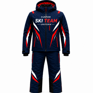 Nouvelle conception, veste de ski pour garçons de haute qualité, fermeture éclair, coupe-vent, vêtements d'hiver pour adultes, combinaison de ski et de snowboard, évacuation de l'humidité - Product Image 1