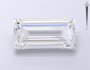Diamante Cultivado en Laboratorio con Certificación IGI, Corte Baguette de 5.02 CT, Color F, Claridad VVS2, CVD LG 671474424 ROYAL GEMS, Super Joyería - Product Image 1