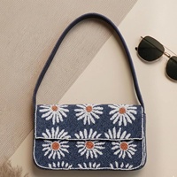 Sac messager pour femme en lin fait main, léger, grande capacité, imperméable, écologique, style bohème indien, pour soirée