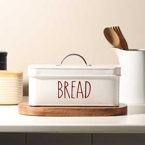 Modern Metal Bread <b>Storage</b> Box Functional <b>Container</b> <b>for</b> <b>Kitchen</b> Countertop Pantry Home and Food <b>Storage</b> - Product Image 2