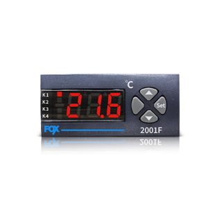 Capteur d'entrée NTC de contrôle de température à 4 étapes, programme de fonction de verrouillage du contrôleur de température numérique CONOTEC FOX-2001F - Product Image 1