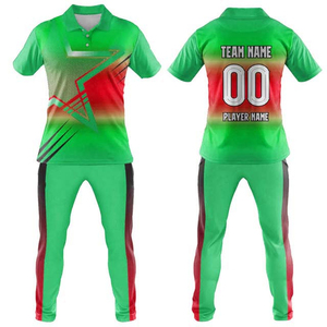 Uniforme de cricket fabriqué avec un tissu élégant et respirant pour un confort optimal, uniforme de cricket personnalisé en gros - Product Image 1