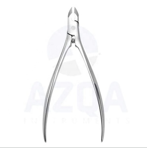 Coupe-cuticules et coupe-ongles professionnels en acier inoxydable avec mâchoires de précision affûtées et poignée à ressort pour manucure et pédicure - Product Image 1