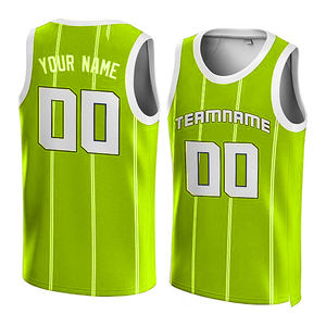 Camiseta de Baloncesto Sublimada Personalizada al por Mayor, Ligera, 100% Poliéster, Cuello Redondo, Sin Mangas, Ropa Deportiva Transpirable para Equipos - Product Image 2