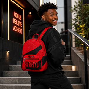 Heritage Masonic Regalia Greek Apparel Brotherhood Masonic Wear Fraternity Business Stylish Red <b>Black</b> Durable Printed <b>Backpacks</b> - Product Image 2