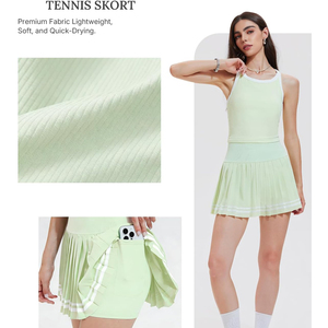 Tenue pour femme style Match Point, débardeur fluide Pickleball Vibes, design personnalisé - Product Image 6