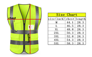 Purple Reflective Safety Vest Multi Pocket High Visibility Warning Waistcoat <b>Zip</b> <b>Up</b> Workwear for Construction Site - Product Image 6