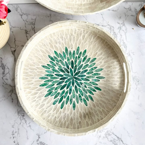 Bandejas de Nácar Más Vendidas, Artesanía de Alta Gama para Decoración del Hogar, Bandeja de Nácar para Mesa de Comedor - Product Image 3