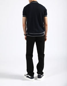 Soft and Comfortable Terry Fabric Cheap Price High Quality Custom Logo Print Half <b>Sleeve</b> for Collar <b>Button</b>-<b>Up</b> <b>Shirt</b> for Men - Product Image 4