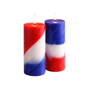 Vela Aromática Patriótica Americana Roja, Blanca y Azul para el 4 de Julio, Regalo Festivo del Día de la Independencia, Hecha a Mano con Cera de Soya en Vietnam - Product Image 4