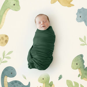 Couverture d'emmaillotage douce pour bébé en coton ou coton de bambou, ajustement confortable - Product Image 2