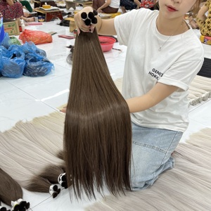 ผมตรงทรงกระดูกสีน้ำตาลธรรมชาติและสีดำธรรมชาติจากเวียดนาม - Product Image 4