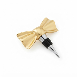 Juego de tapones para botellas de vino Premium Golden Cactus, decorativos, de aleación metálica, con sello hermético de silicona, para bares y bodas. - Product Image 3