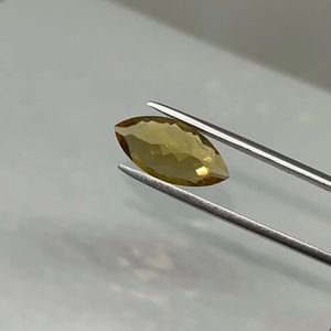 Citrino natural de 5x2.5MM, forma marquesa, piedra preciosa suelta de la mejor calidad para la fabricación de joyas. - Product Image 2