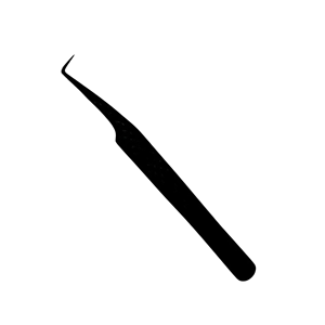 Pinces à cils professionnelles de haute précision TARIQXPORT avec logo personnalisé, application d'extensions de cils, antistatiques, en acier inoxydable - Product Image 1