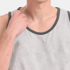 เสื้อกล้ามผู้ชาย แขนกุด ทรงเข้ารูป ผ้าฝ้ายลำลอง สำหรับออกกำลังกาย ฟิตเนส เทรนนิ่ง เสื้อกล้ามผู้ชายสำหรับฤดูร้อน - Product Image 6