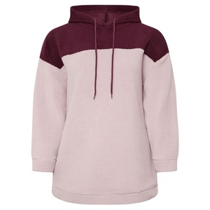Fabricantes de sudaderas con capucha: Sudadera unisex de forro polar tipo teddy, gruesa, con bordado de pedrería, bolsillo grande, hombros caídos y cuello alto. Personalizable. - Product Image 1