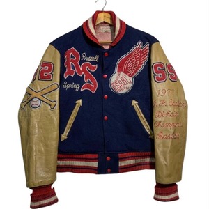 Latest Casual Canvas Varsity <b>Jacket</b> OEM Outdoor Winter Chenille Patch Embroidered Front Waterproof Breathable Windproof Mandarin - Product Image 1