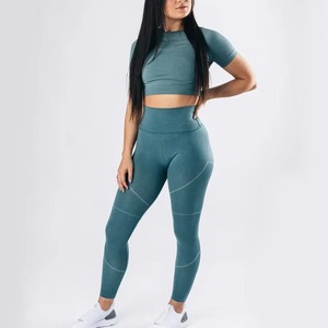 เลกกิ้งออกกำลังกายโยคะสำหรับผู้หญิง ทรงเข้ารูป ยาวถึงเข่า เนื้อผ้าถักบางเบา ระบายอากาศได้ดี ป้องกันแบคทีเรีย เอวสูง เซ็กซี่ ขายดีประจำปี 2026 - Product Image 6