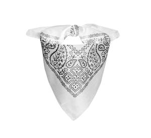 Bandana personnalisée avec logo, motif Paisley, 100 % coton, carré, foulard de tête, mouchoir de poche, impression par sublimation, bandanas pour motards - Product Image 1