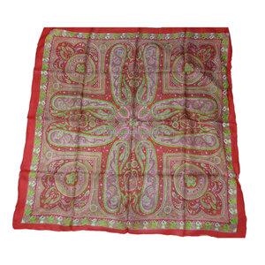 Écharpe en soie longue unie à imprimé cachemire faite à la main pour l'été, accessoire féminin, design de logo personnalisé, impression numérique, élégante - Product Image 1