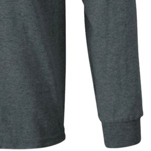 Sudadera Gris Carbón con Gráficos, Manga Larga, Cuello Redondo, Estilo Casual, Ropa Deportiva para Mujer, Puños Acanalados, Diseño Estampado - Product Image 3
