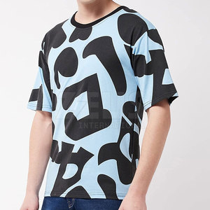 เสื้อยืดโอเวอร์ไซส์ผู้ชายใส่สบาย โครงสร้างน้ำหนักเบา ดีไซน์ลำลองทันสมัย เสื้อยืดโอเวอร์ไซส์ - Product Image 5