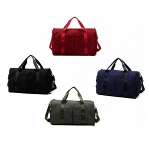 Sports Fitness Yoga Waterproof <b>Canvas</b> External Frame Luggage Tote Duffel Travel Bag with Shoe Compartment - Product Image 2
