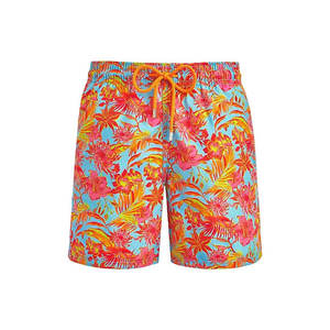 Mode estivale Short de gym en maille pour hommes Design de luxe personnalisé 5 pouces Sublimation Basketball Shorts 100% coton Style décontracté - Product Image 1