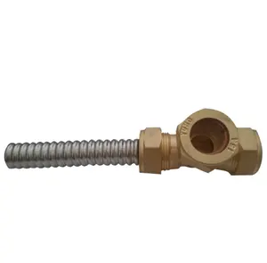 Hexagon Forged Brass Hose Connector for 1 Inch Rubber Stainless Steel Braided Flexible Water Gas Hose Pipe