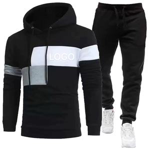 Conjunto Deportivo de 2 Piezas para Hombre, Pantalones Deportivos Estampados de Moda, Sudadera con Capucha de Forro Polar para Invierno, Primavera y Otoño - Product Image 3