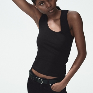 Factory Direct Supply Newest Style Unique Color Lightweight Quick Dry Comfortable Fabric Women's Sporty 100% Cotton Tank <b>Tops</b> - Product Image 1
