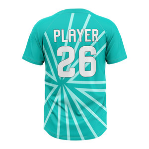 เสื้อเบสบอลแบบ 2 กระดุม เสื้อทีมสั่งทำพิเศษสำหรับขายส่ง ชุดยูนิฟอร์มสำหรับสโมสร ลีก และชุดกีฬาแบรนด์ส่วนตัว - Product Image 6