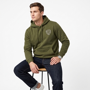 Sudadera con Capucha para Hombre Dumela, Color Verde Oliva, Corte Regular, Forro Polar de Algodón, Diseño con Bolsillos, Ropa Casual de Otoño - Product Image 4