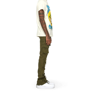 Jeans Homme Vintage Streetstyle Coupe Skinny Évasée Délavée et Déchirée, Design Personnalisé - Product Image 4