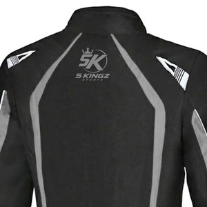 Chaqueta de Motocicleta 5 SPORTS para Hombre, Manga Larga, Resistente al Viento, con Franjas Reflectantes Negras, para Todas las Estaciones, Ropa de Carreras - Product Image 5