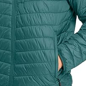Custom Men's Puffer <b>Jackets</b> Cotton Filled Patchwork Front <b>Winter</b> Coat Thick Manufacturer Essentials - Product Image 2